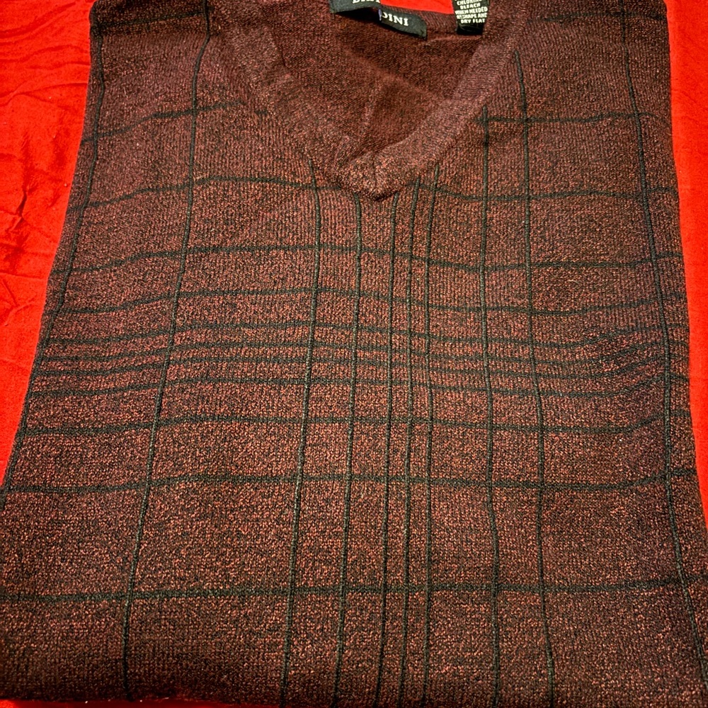 Men's Long Sleeve Shirt - Burgundy